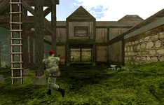 Entering the research facility, Junglecamp