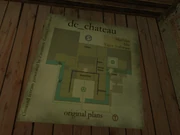 Directory of the Chateau, complete with the Spawn Zones of the two teams