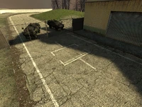 Outside