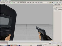 Ballistic Shield down, 3DSMAX