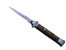 Weapon knife stiletto aq blued light large