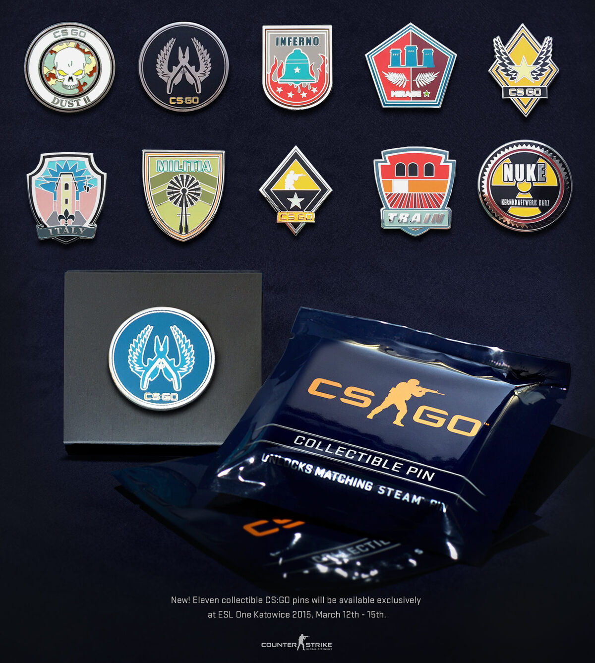 Collectable Pins, Counter-Strike Wiki
