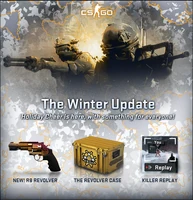 Steam Announcement featuring R8 Revolver,Revolver Case and Killer Replay Feature.