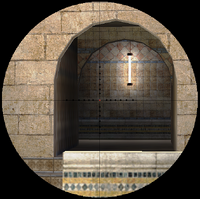 The player is waiting for the victims to come.