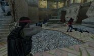 A Guerrilla Warfare member is attacking the Counter-Terrorists in Havana.