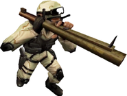 Desert uniform.