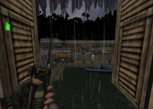 River boat in the view to get hostages to safety.