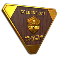 Bronze Cologne 2016 Fantasy Team Challenge Trophy