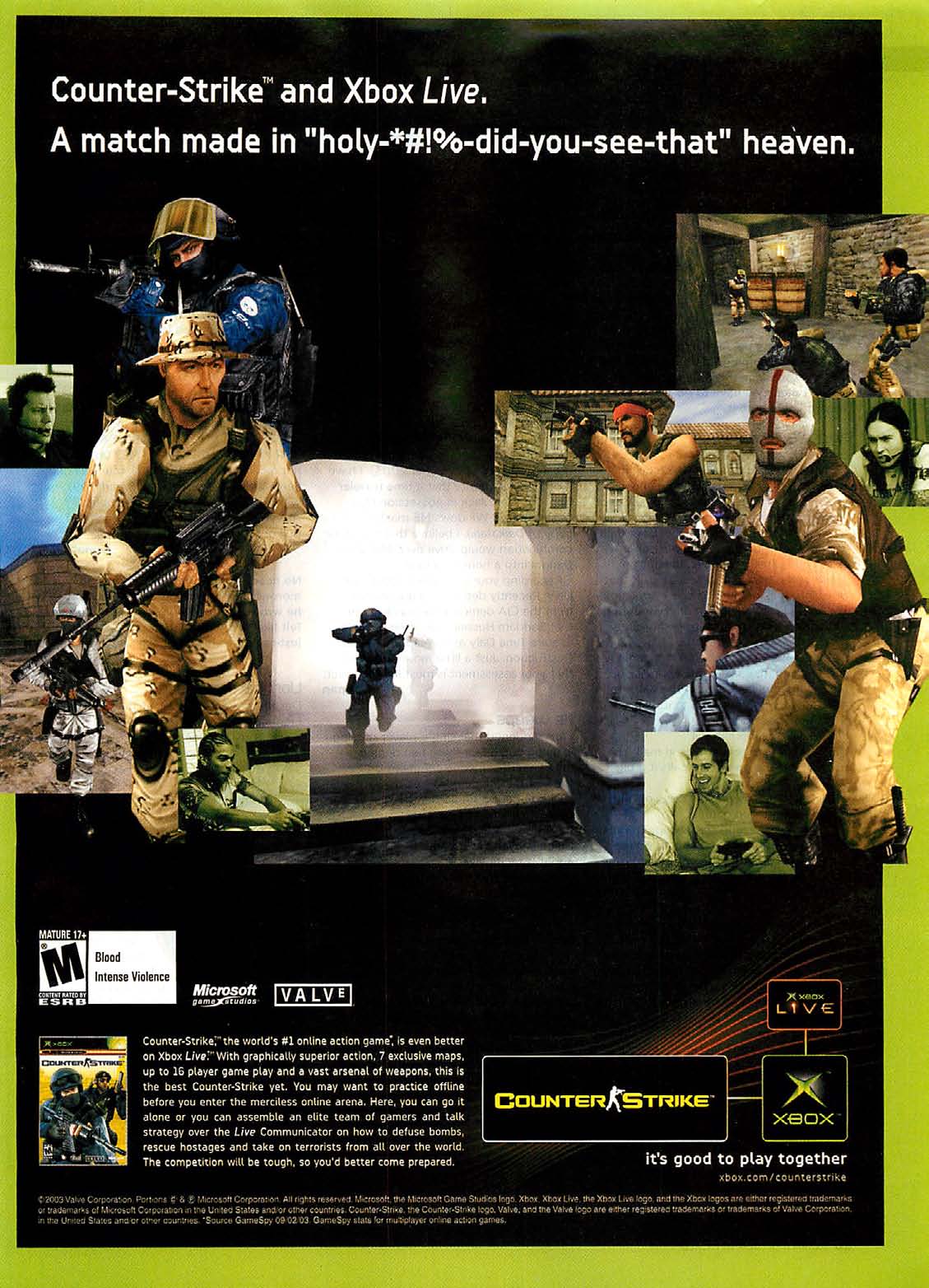  Counter-Strike - Xbox : Video Games