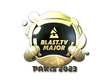 BLAST Gold Sticker