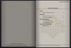 Operation Breakout journal table of contents