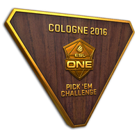 Bronze Cologne 2016 Pick'Em Challenge Trophy