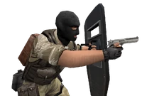 Playermodel with Tactical Shield