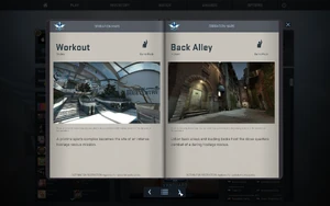 Operation Vanguard journal map briefings: Workout & Backalley