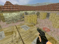 Bombsite A, player view