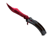 Butterfly crimson marbleized