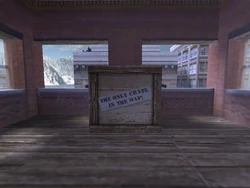 The Only Crate In The Map!
