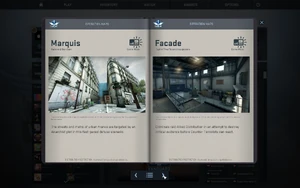 Operation Vanguard journal map briefings: Marquis & Facade