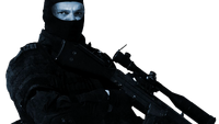 Counter-Terrorist with G3SG1 from Counter-Strike: Global Offensive Public beta Main Menu.