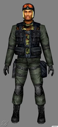 SEAL Team 6 with jungle camouflage