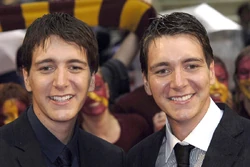 Oliver Phelps (left) and James Phelps (right)
