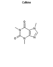 Caffeine depiction with Cactvs.