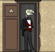 Mr. Rabbit in Rusty Lake Hotel.