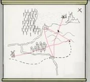 The Cave as seen from the map in Cube Escape: Case 23.