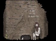 The interior of the well in the front yard in Rusty Lake: Roots.