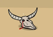 The Cow's skull in Rusty Lake Paradise.