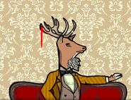 Mr. Deer's blood for the Bloody Mary in Rusty Lake Hotel.