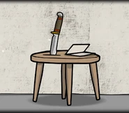 The Knife in Rusty Lake Paradise.