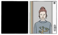 WhiteDoorSarah1.jpg (226 KB) Sarah giving Bob a plant in The White Door.