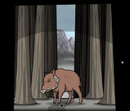 Mr. Boar in Rusty Lake Paradise.