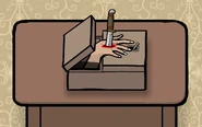 The Knife in Rusty Lake Hotel.