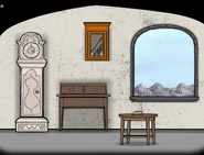 The Clock in Rusty Lake Paradise.