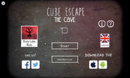 Title Card for Cube Escape: The Cave.