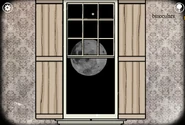 The Moon out the window in Rusty Lake: Roots.