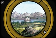 The view through the Binoculars in Rusty Lake: Roots.