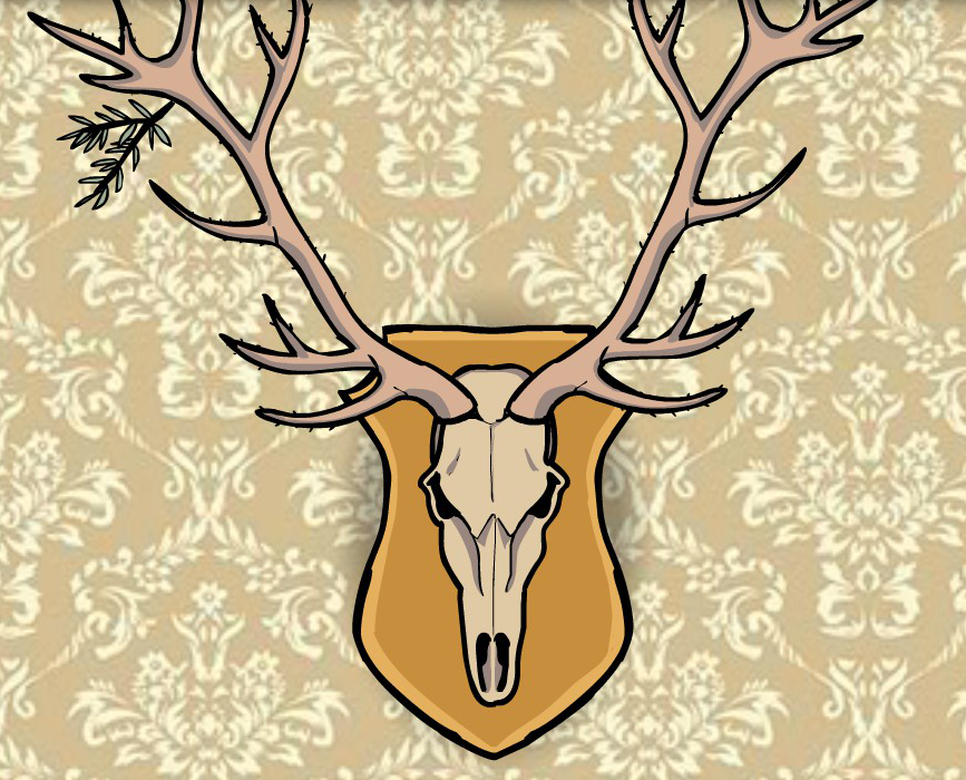 rusty hotel deer