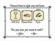Pheasant Breast, ready to be cooked