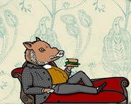 The Boar Shit sandwich in Rusty Lake Hotel.