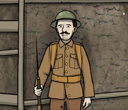 Leonard in his flashback in Rusty Lake: Roots.