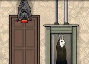 Mr. Bat in Rusty Lake Hotel.