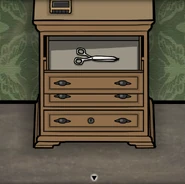 The Scissors in Cube Escape: Paradox.