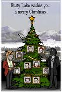 The Rusty Lake: Roots Christmas Card.