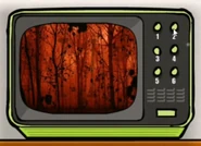 The Forest, as it appears on the Woman's television in the Fall in Cube Escape: Seasons.