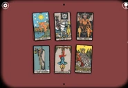 The Tarot Cards on Ida's table.