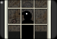 Mr. Crow's shadow in Rusty Lake: Roots.