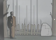 Dale half-corrupted in Cube Escape: Paradox.